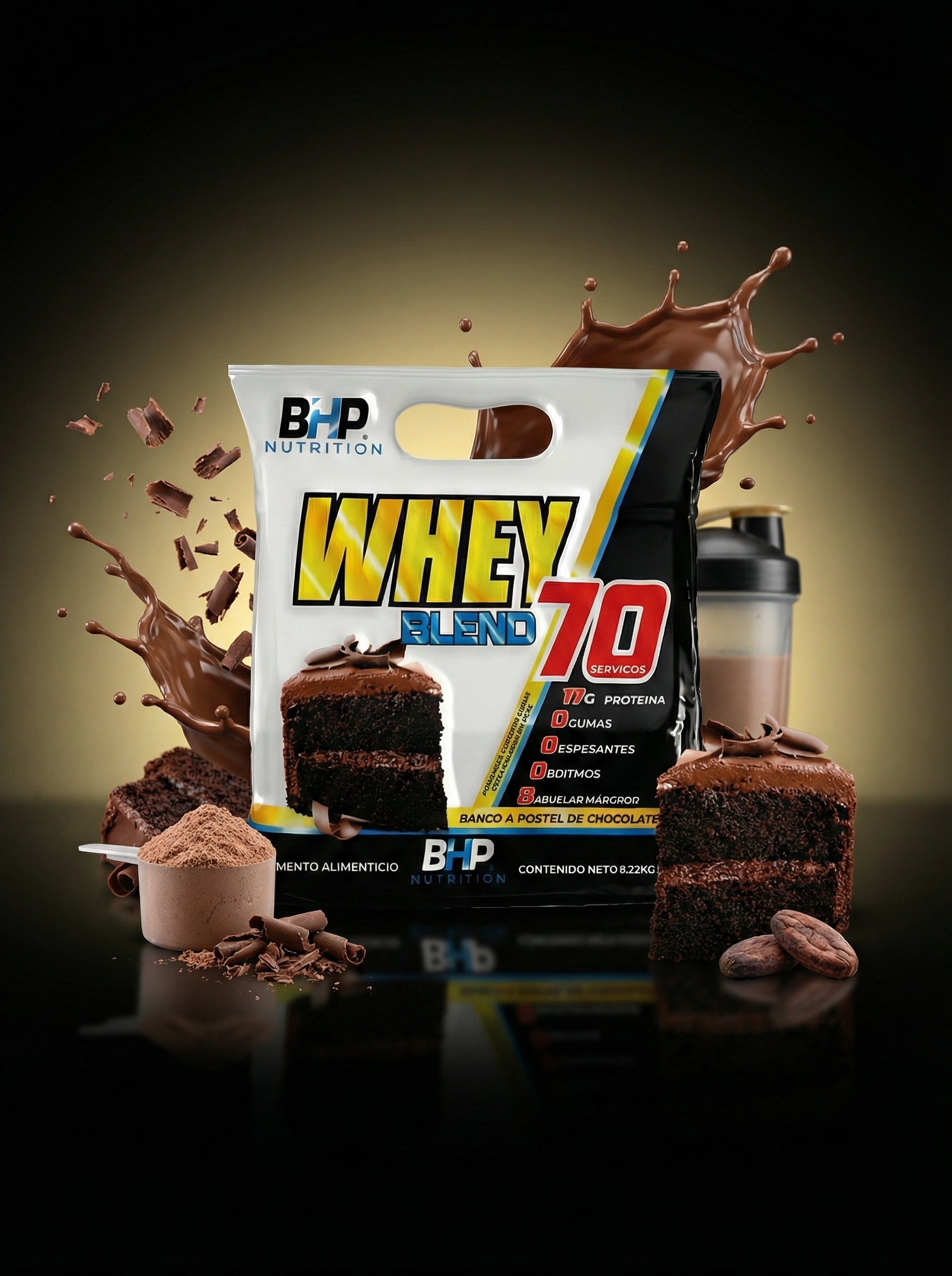BHP WHEY BLEND 70 SERV COOKIES AND CREAM