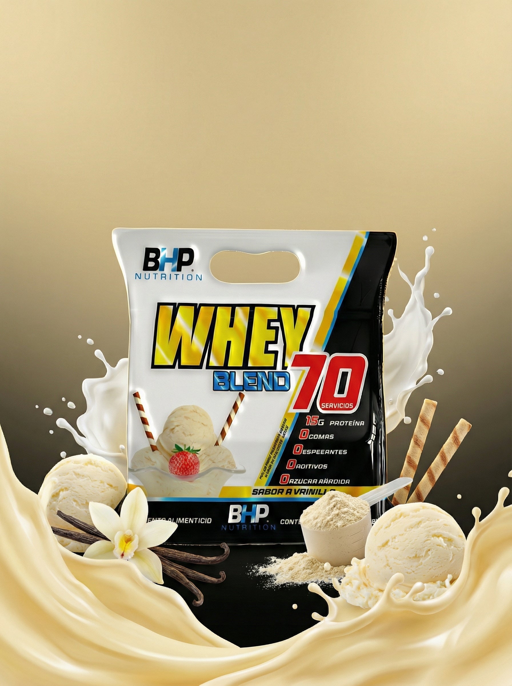 BHP WHEY BLEND 70 SERV COOKIES AND CREAM