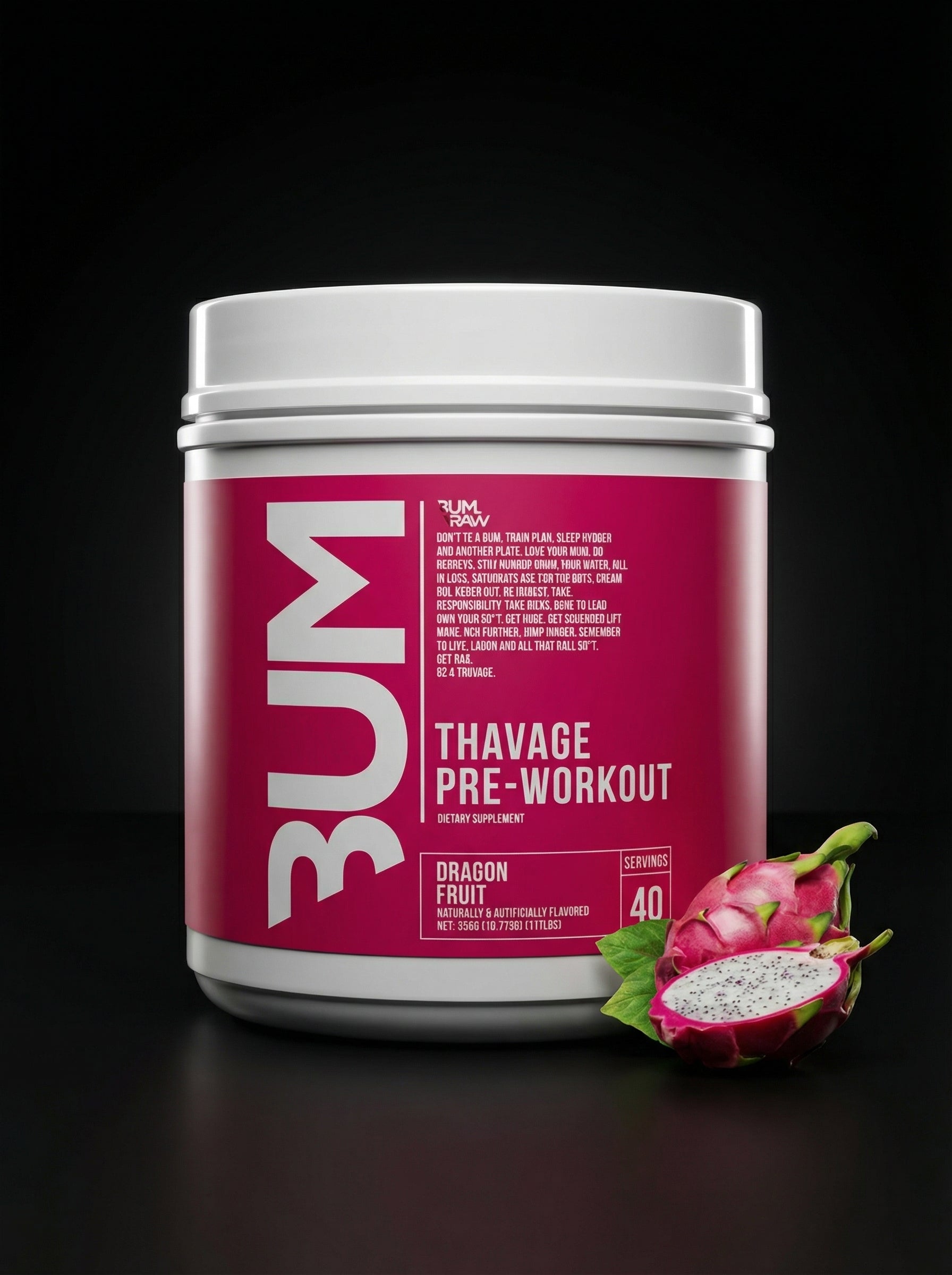 CBUM X RAW-CBUM THAVAGE 40 SERV