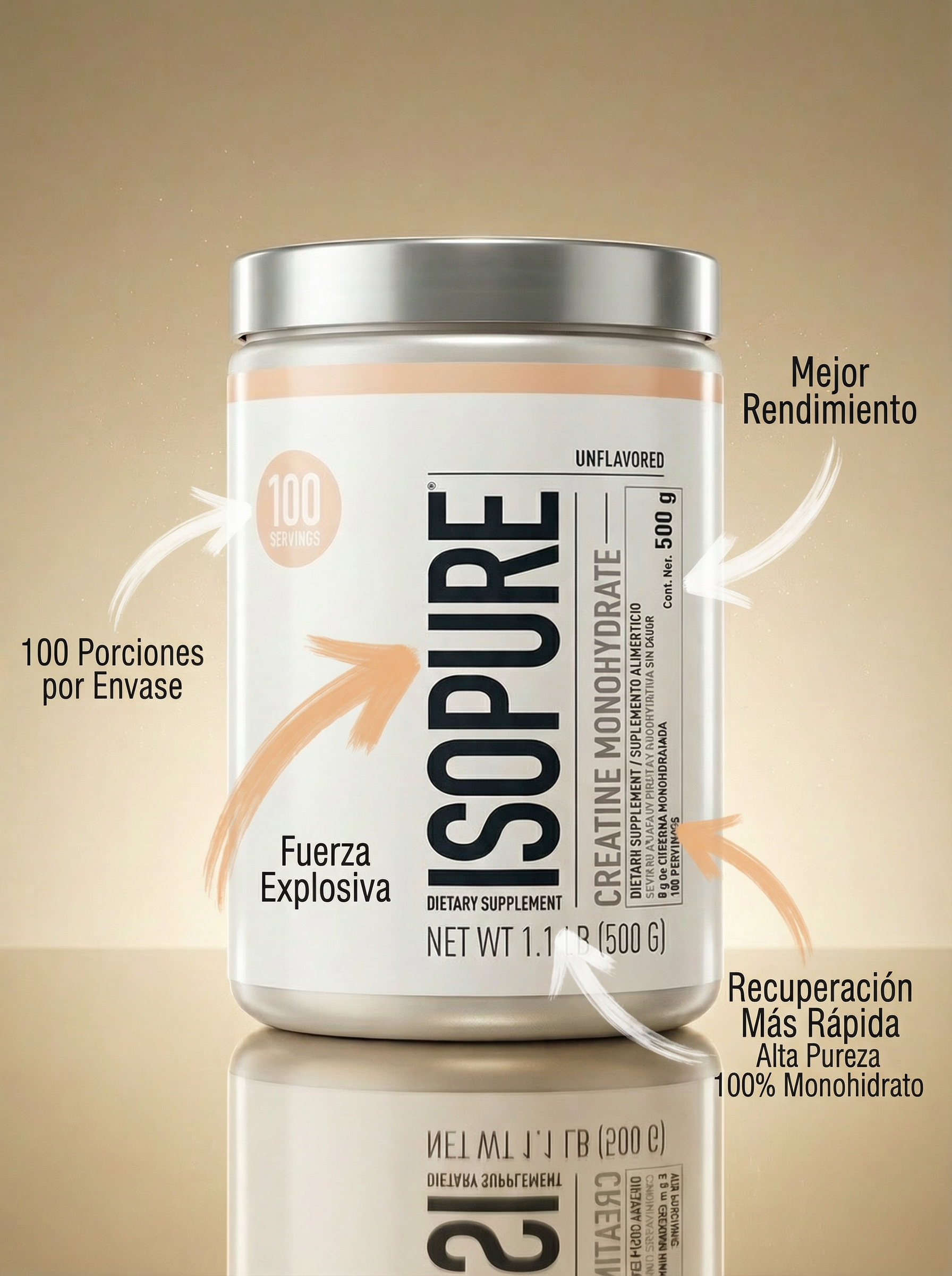 Isopure® Creatine Monohydrate 1.1LB