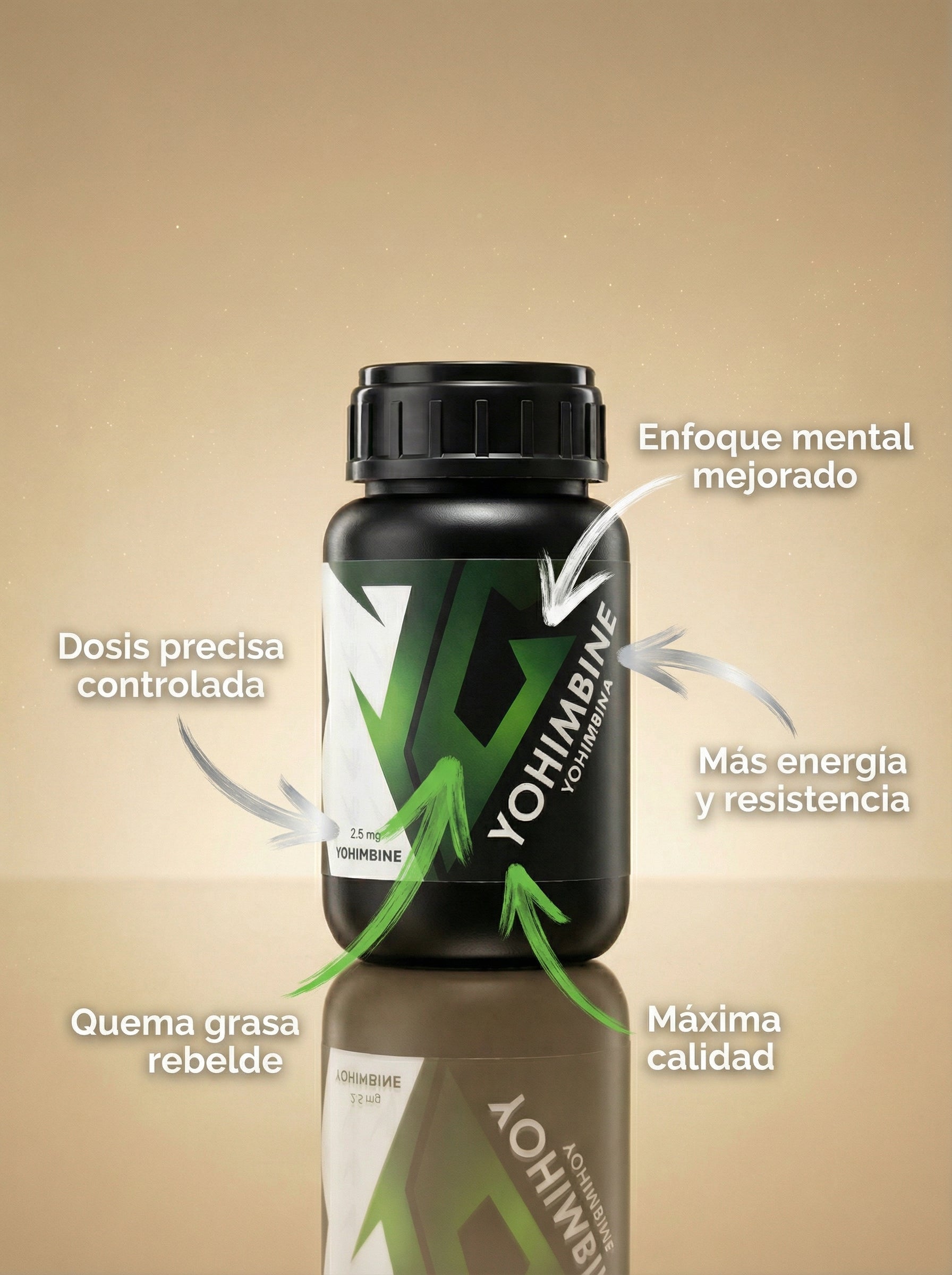 Pildoras de Yohimbine 2.5mg