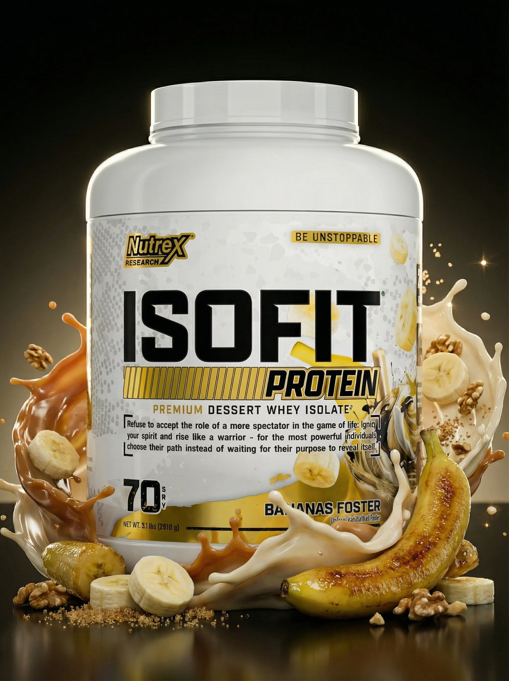 NUTREX ISOFIT 5 LB BANANA FOSTER