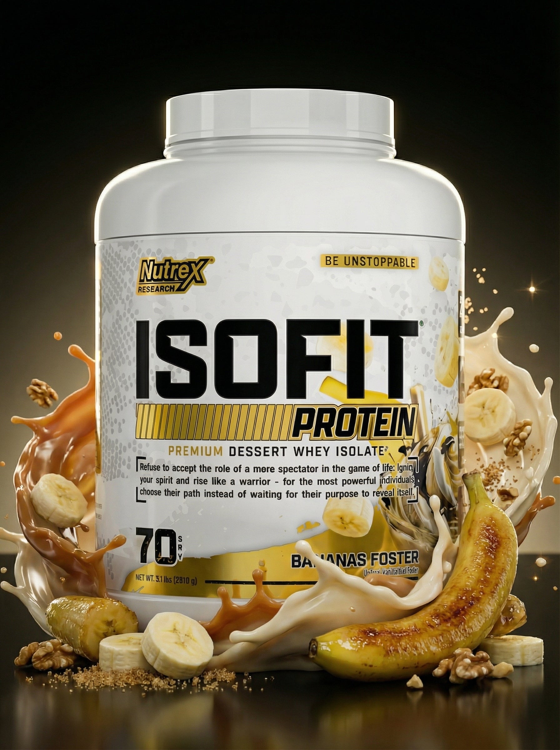 NUTREX ISOFIT 5 LB BANANA FOSTER