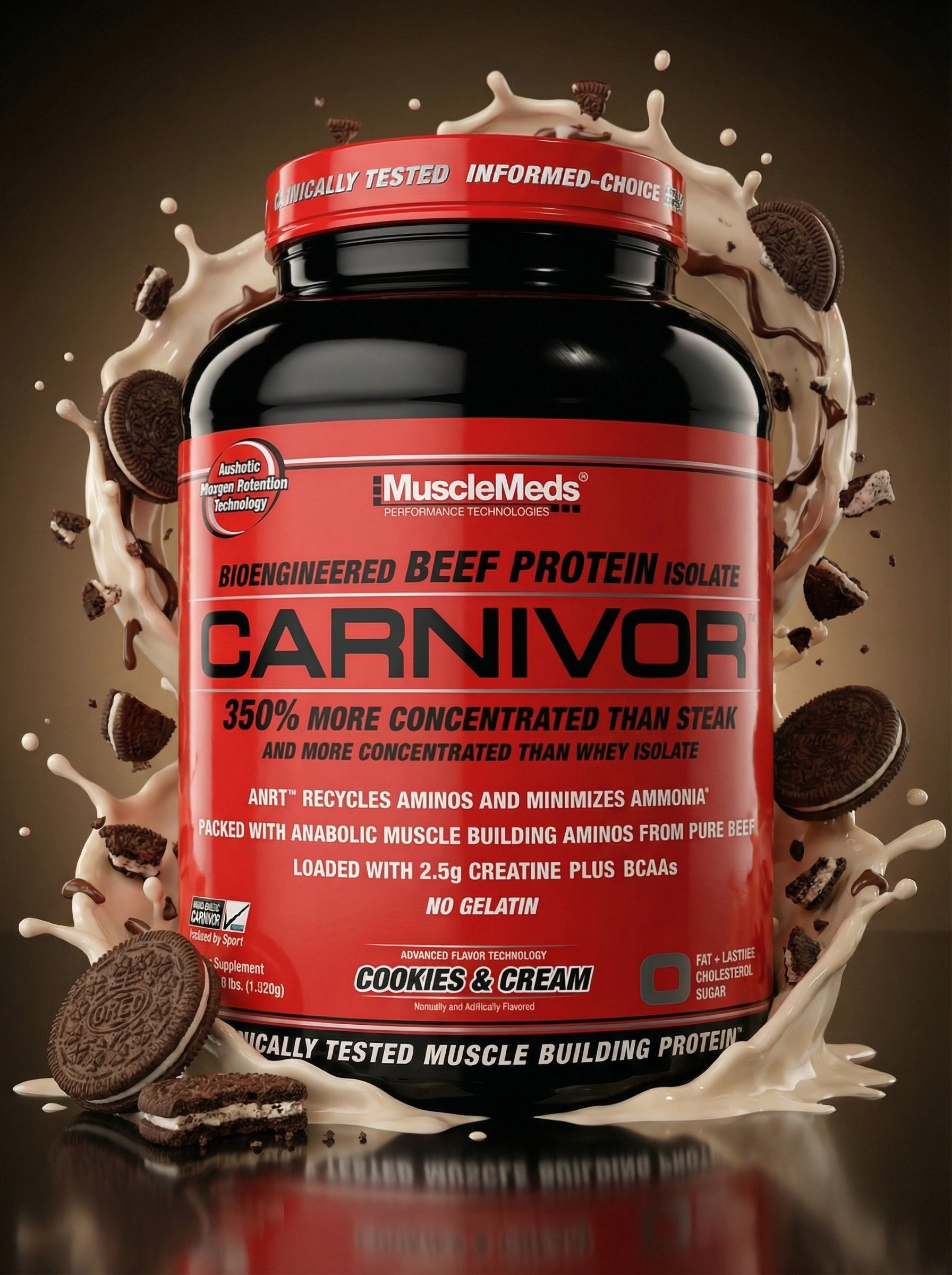 MUSCLEMEDS CARNIVOR 4 LB COOKIES AND CREAME