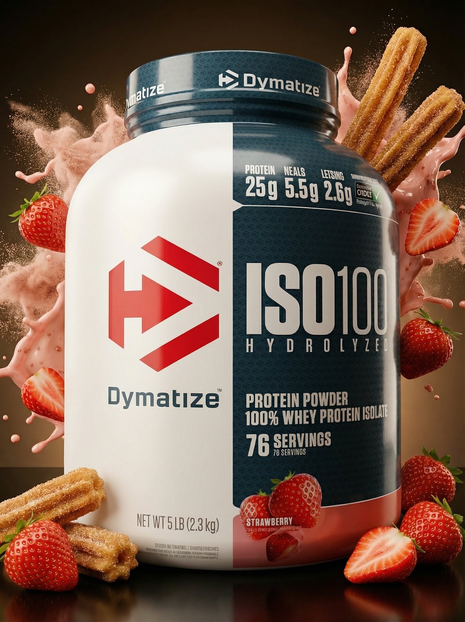DYMATIZE ISO100 5 LBS BIRTHDAY CAKE PABBLES