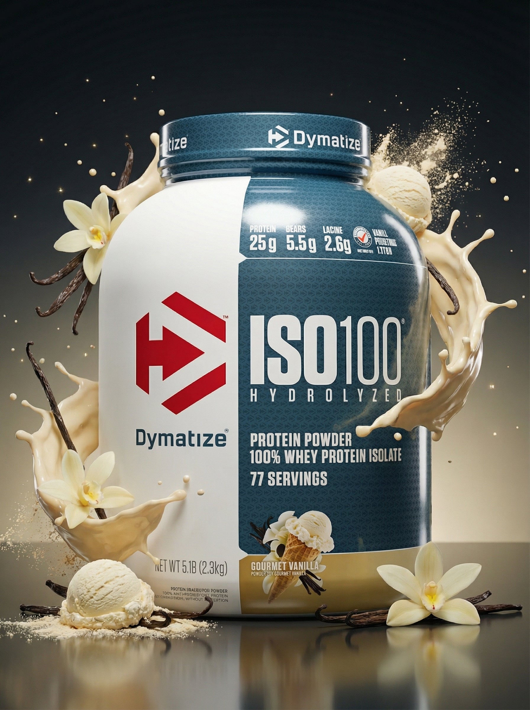 DYMATIZE ISO100 5 LBS BIRTHDAY CAKE PABBLES