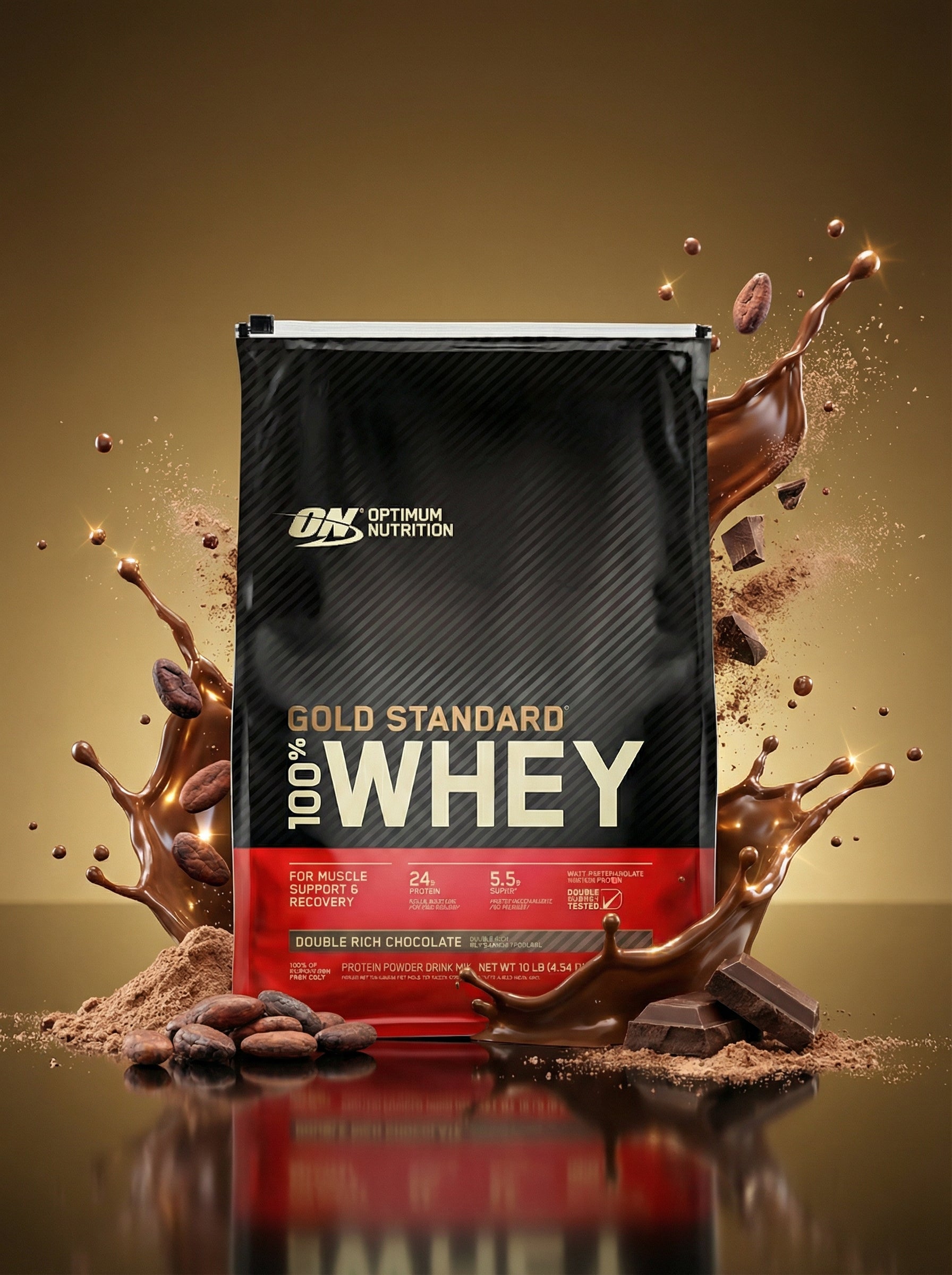 ON GOLD STANDAR WHEY 10 LBS DELICIOUS STRAWBERRY