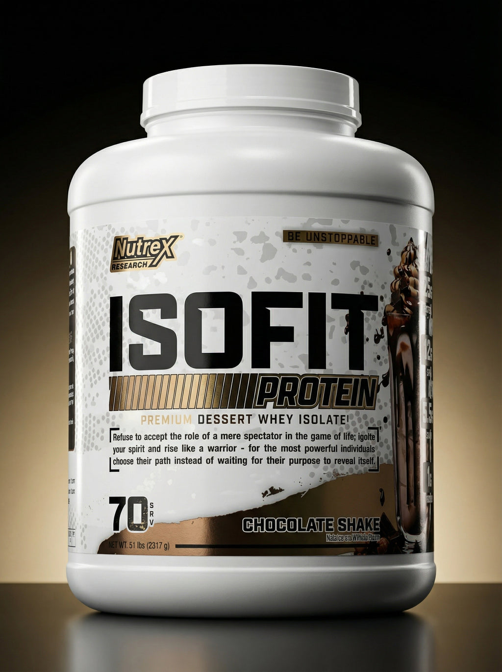NUTREX ISOFIT 5 LB CHOCOLATE SHAKE