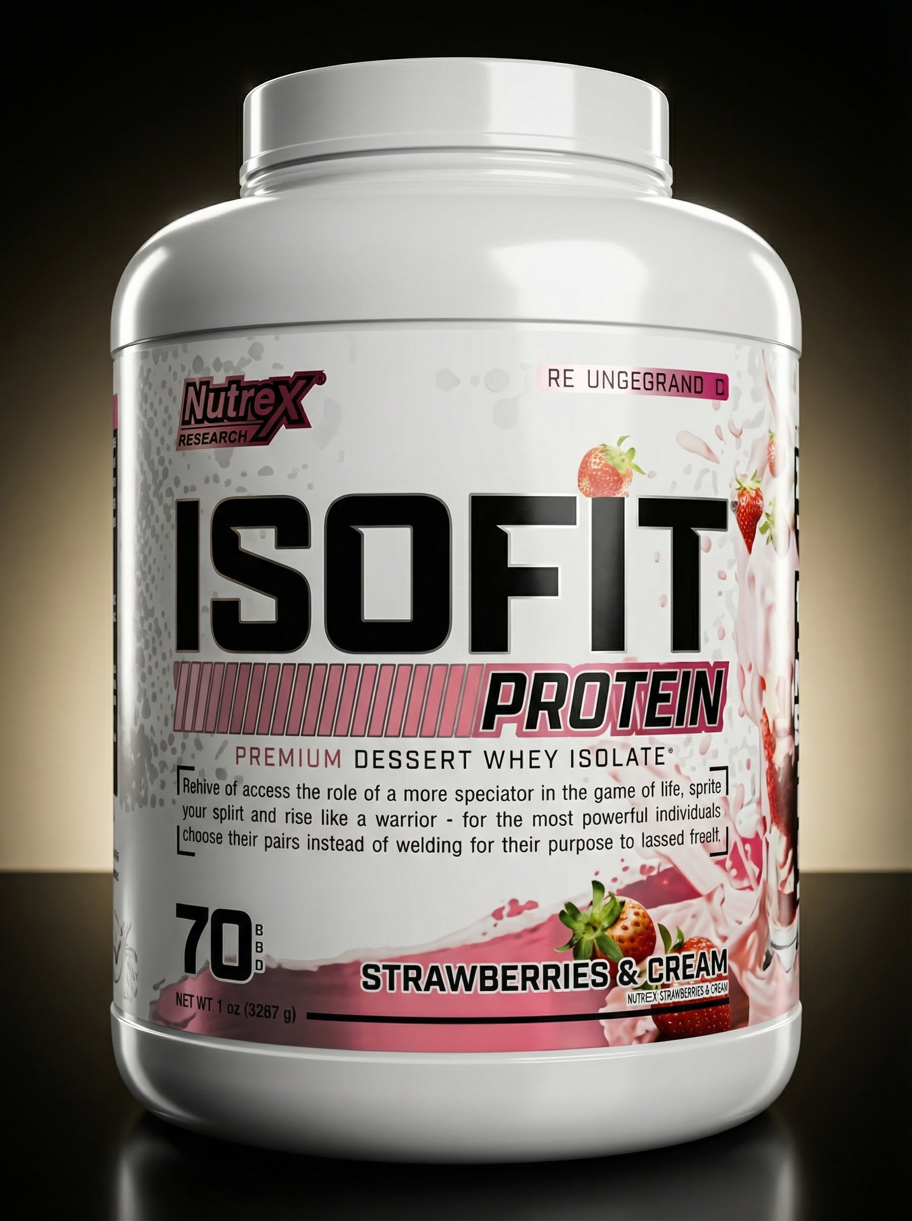 NUTREX ISOFIT 5 LB STRAWBERRY AND CREAM