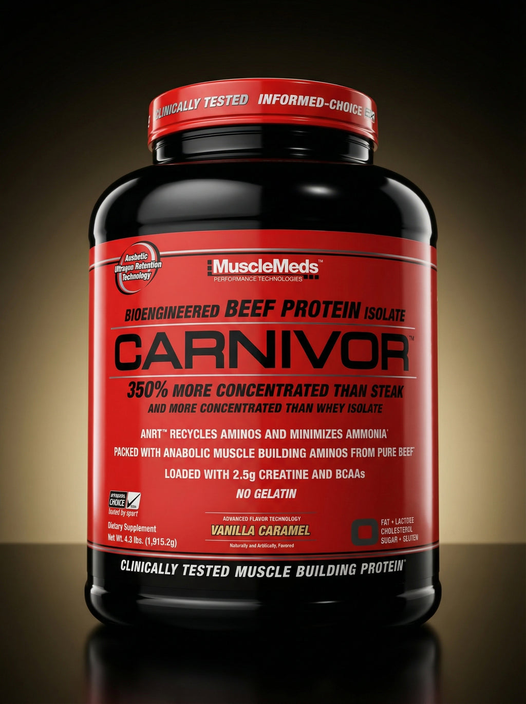 MUSCLEMEDS CARNIVOR 4LB VAINILLA CARAMEL