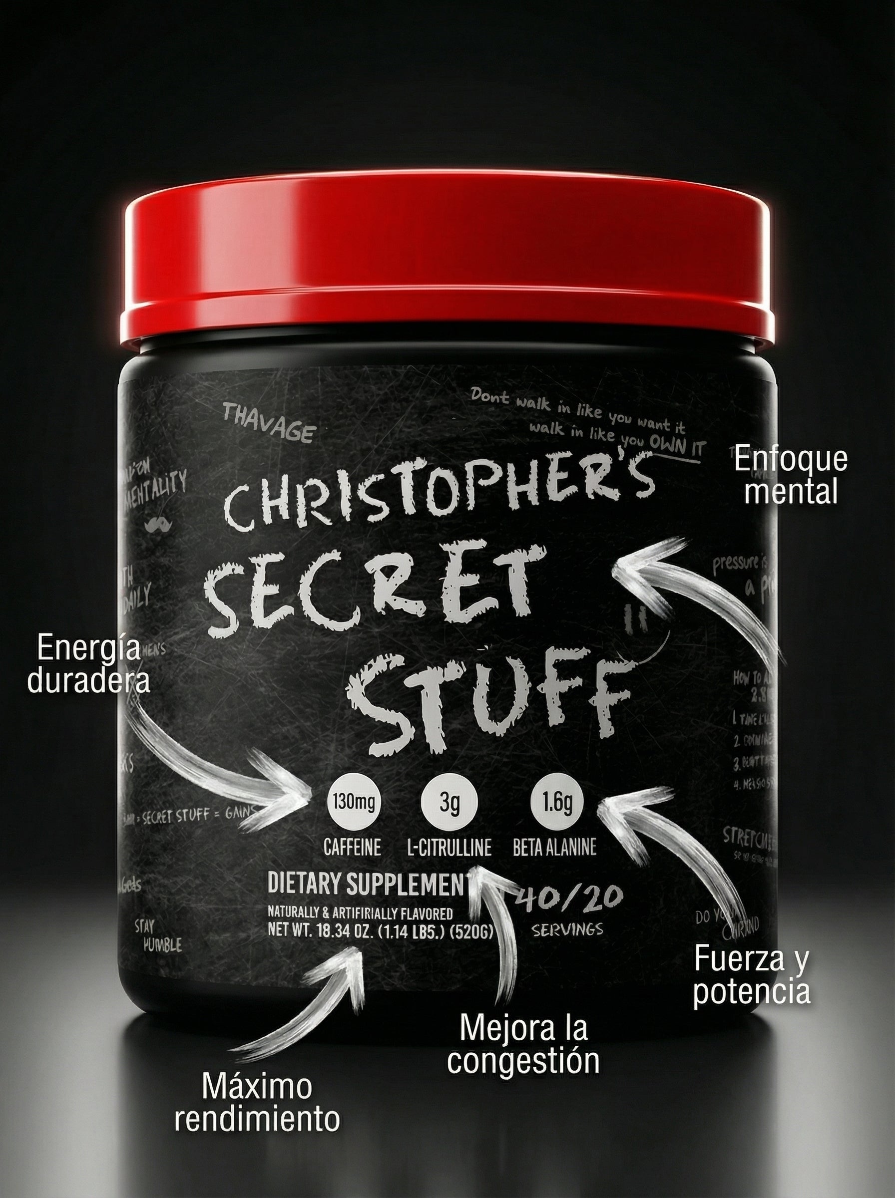 RAW CBUM PRE CHRIS SECRET 40 SERV