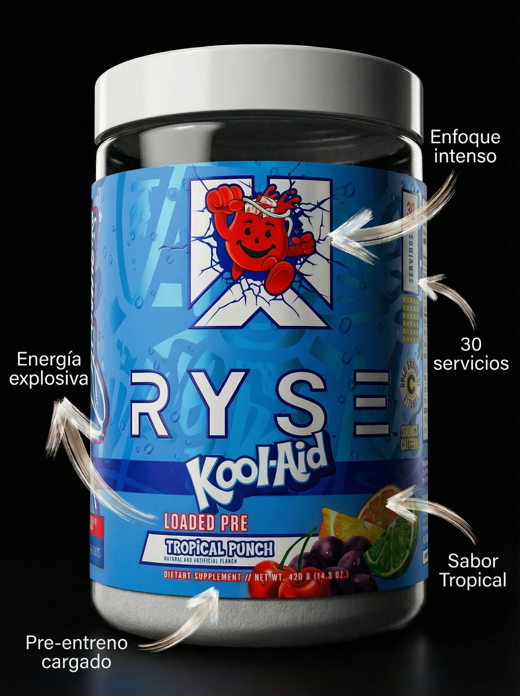 RYSE LOADED PRE-WORKOUT 30SERV