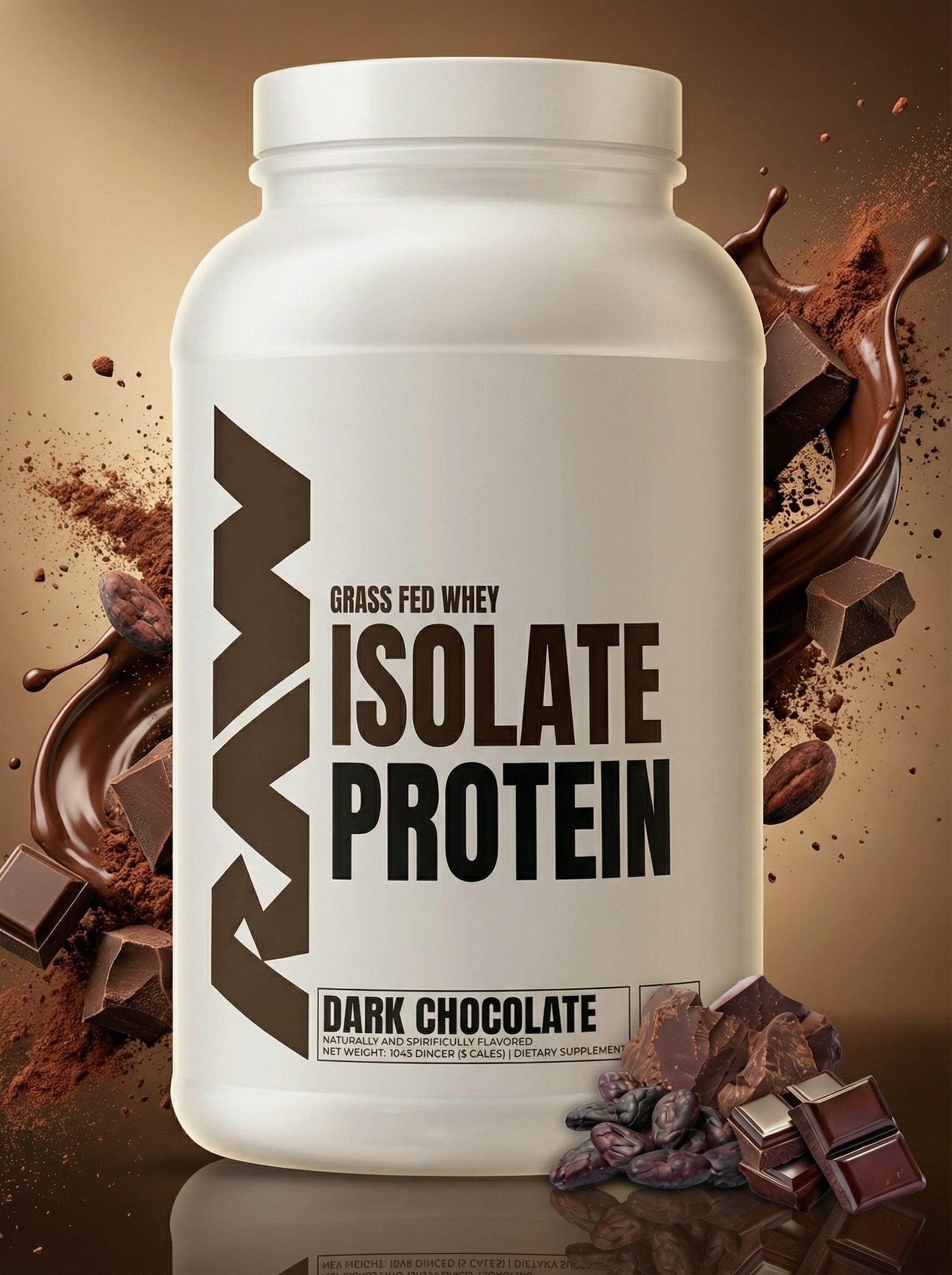 RAW ISOLATE PROTEIN 1.97 LBS DARK CHOCOLATE