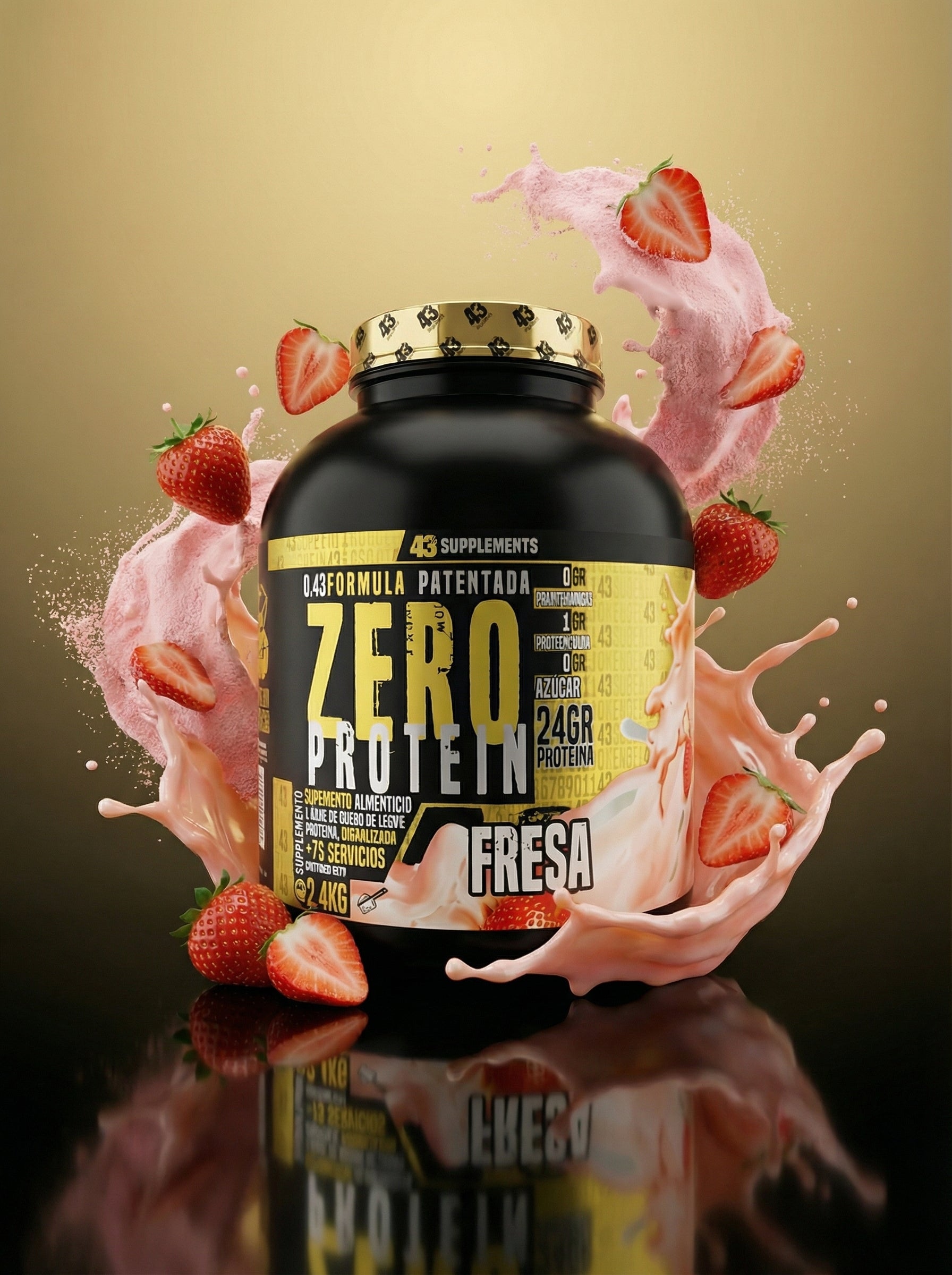 43 ZERO PROTEINA 2.4KG CHCOLATE