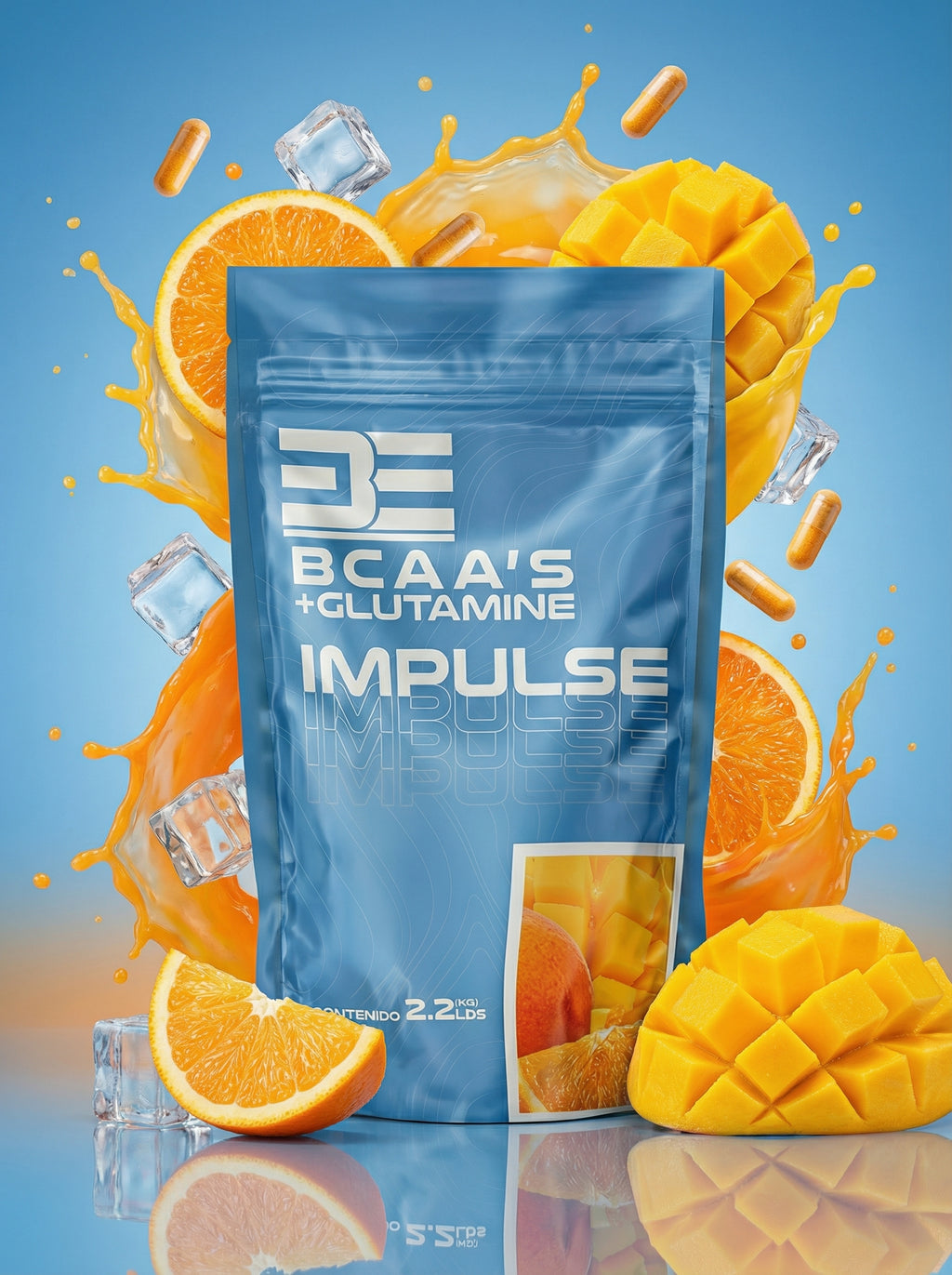 BE BCAAS + GLUTAMINA 2.2 LB Mora