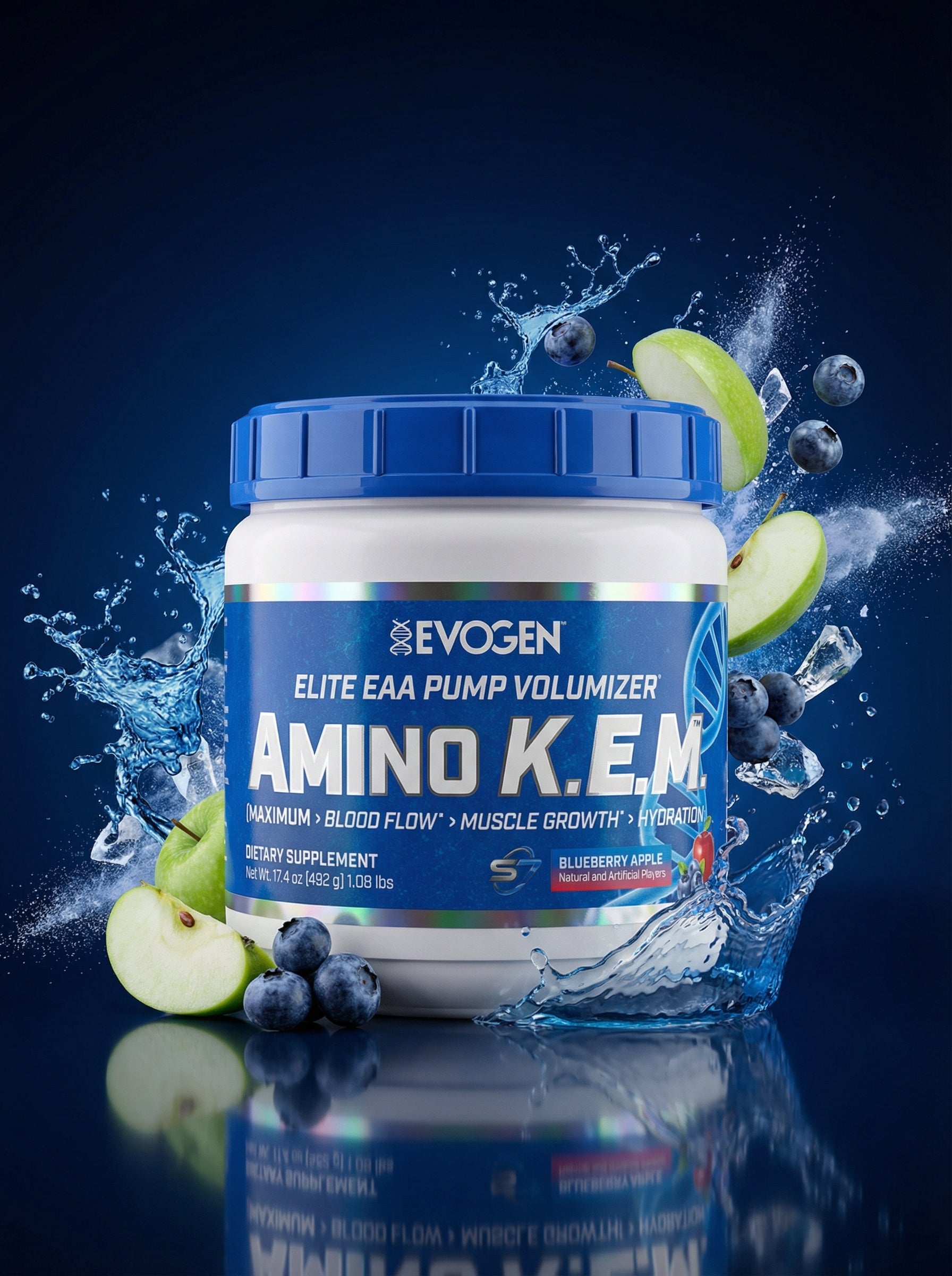 EVOGEN AMINO KEM 30SERV JUICY GRAPE