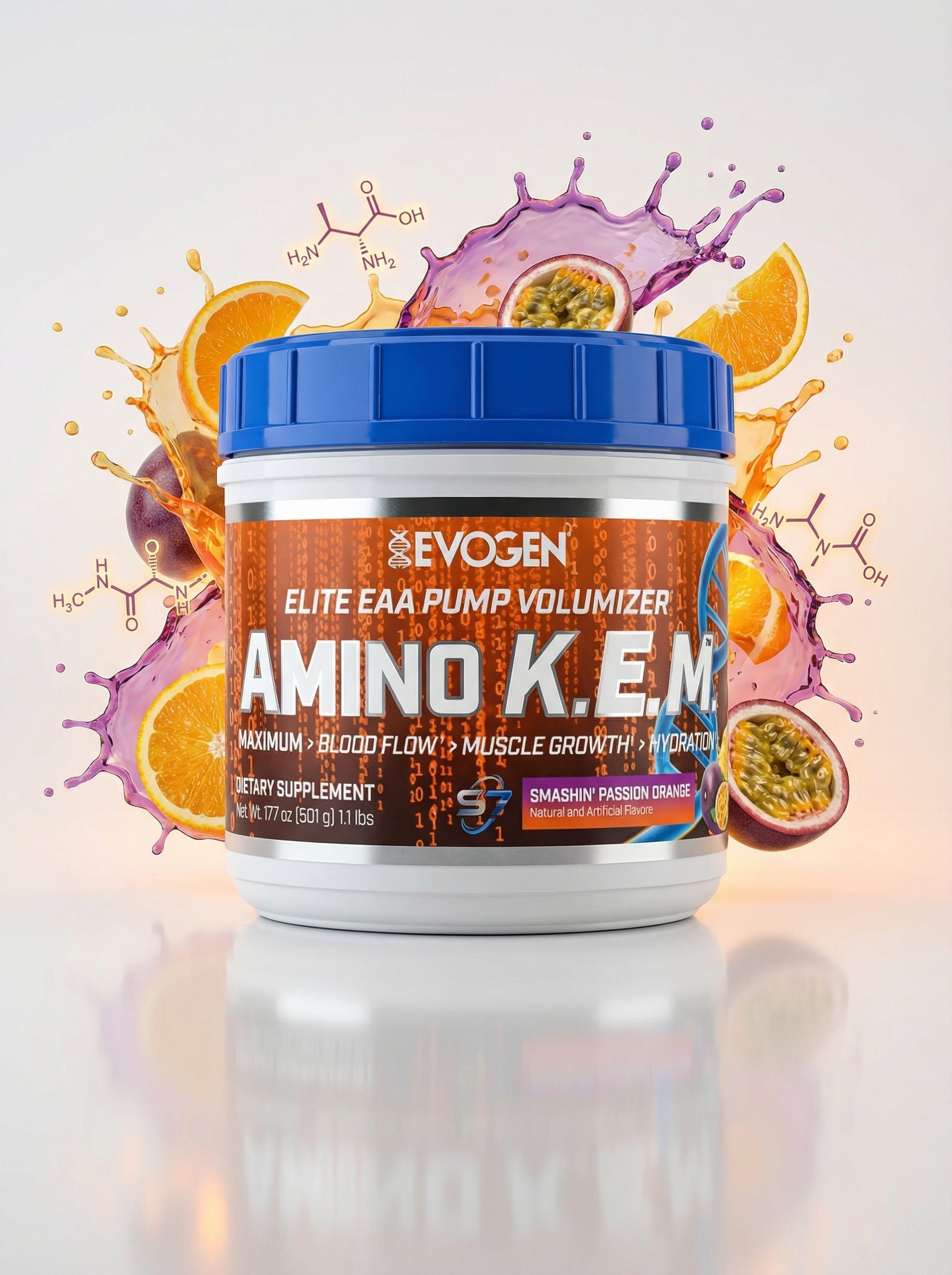 EVOGEN AMINO KEM 30SERV JUICY GRAPE
