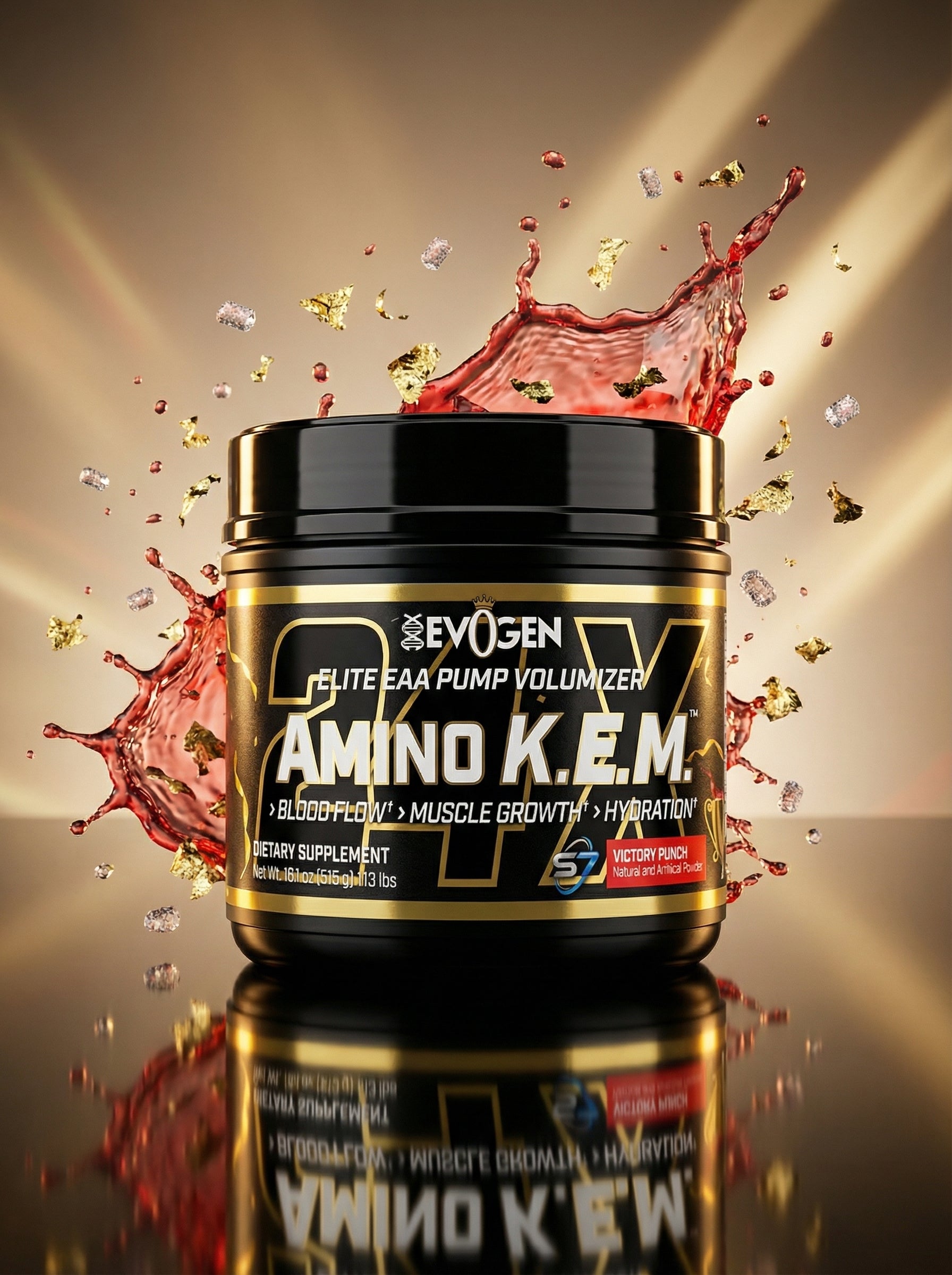 EVOGEN AMINO KEM 30SERV JUICY GRAPE