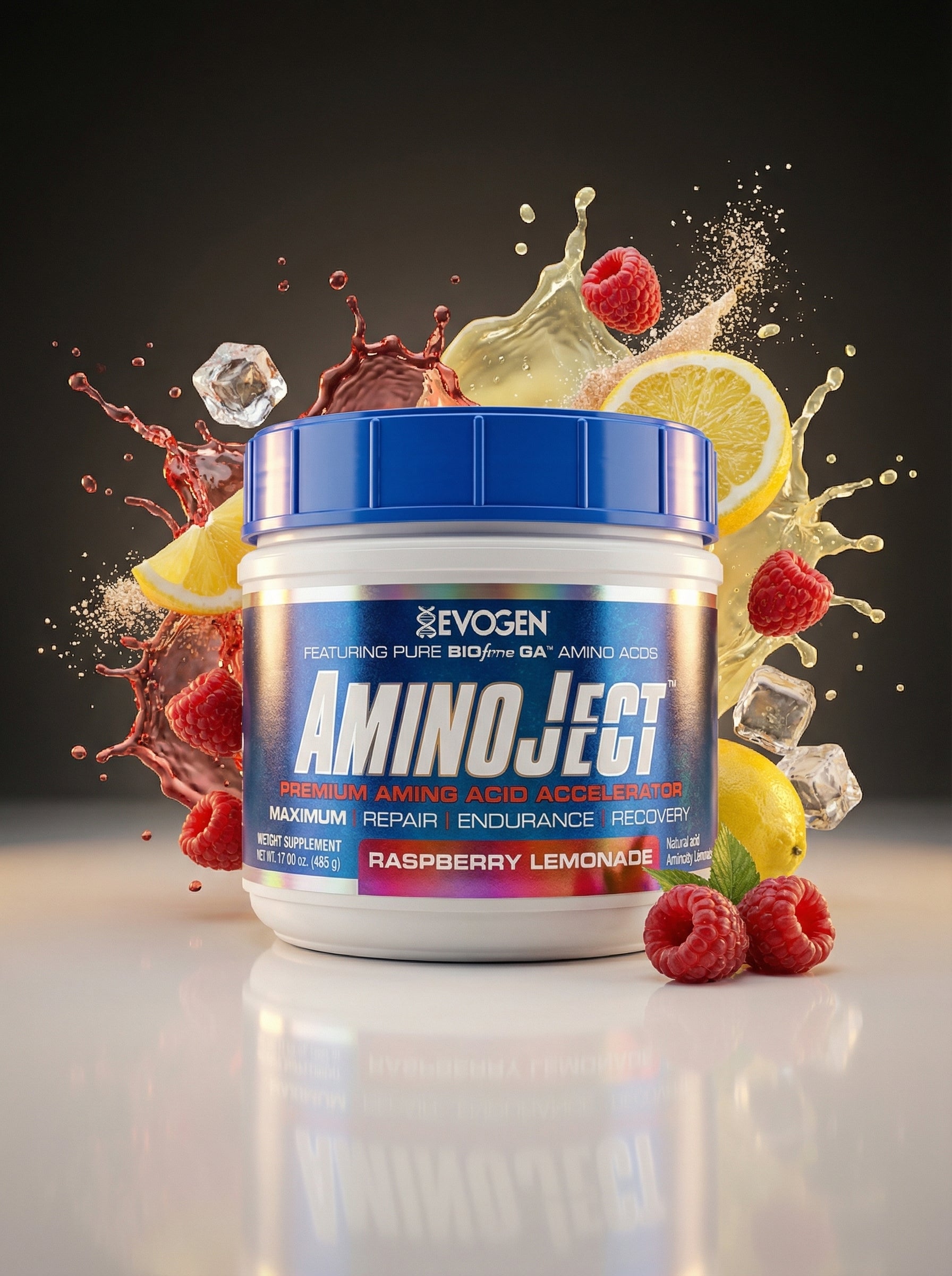 EVOGEN AMINOJECT 30 SERV RASPBERRY LEMONADE
