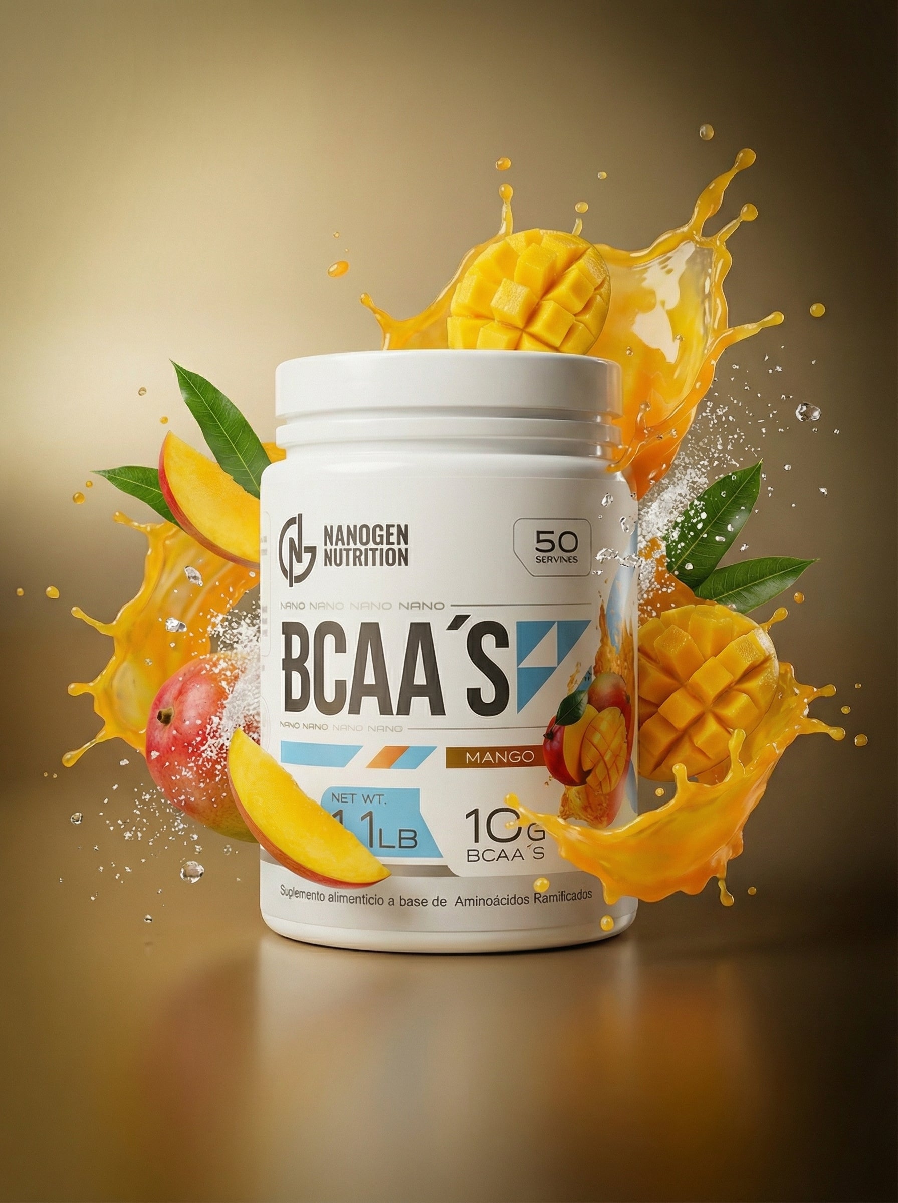 NANOGEN AMINOACIDOS 50 SERV MANGO