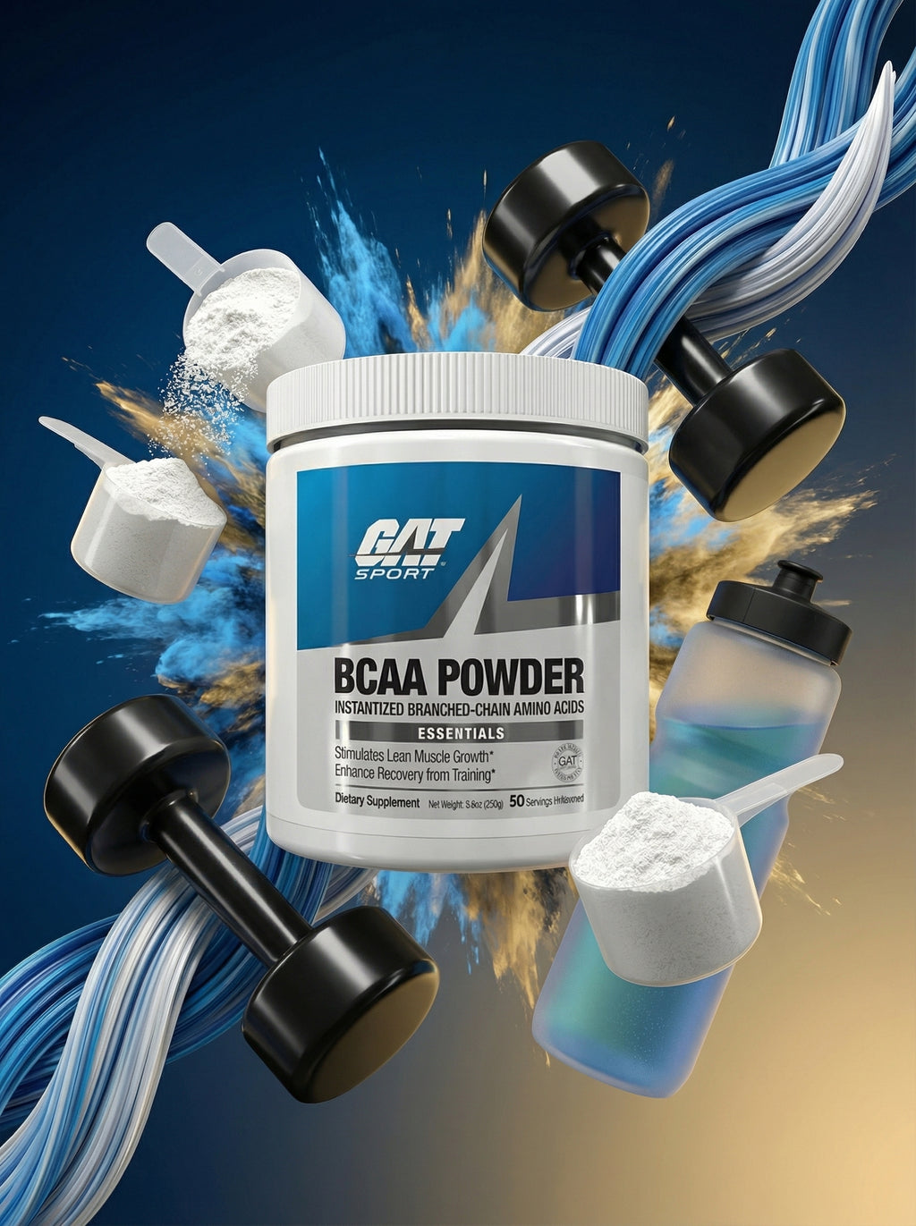 GAT BCAA POWDER 50 SERV