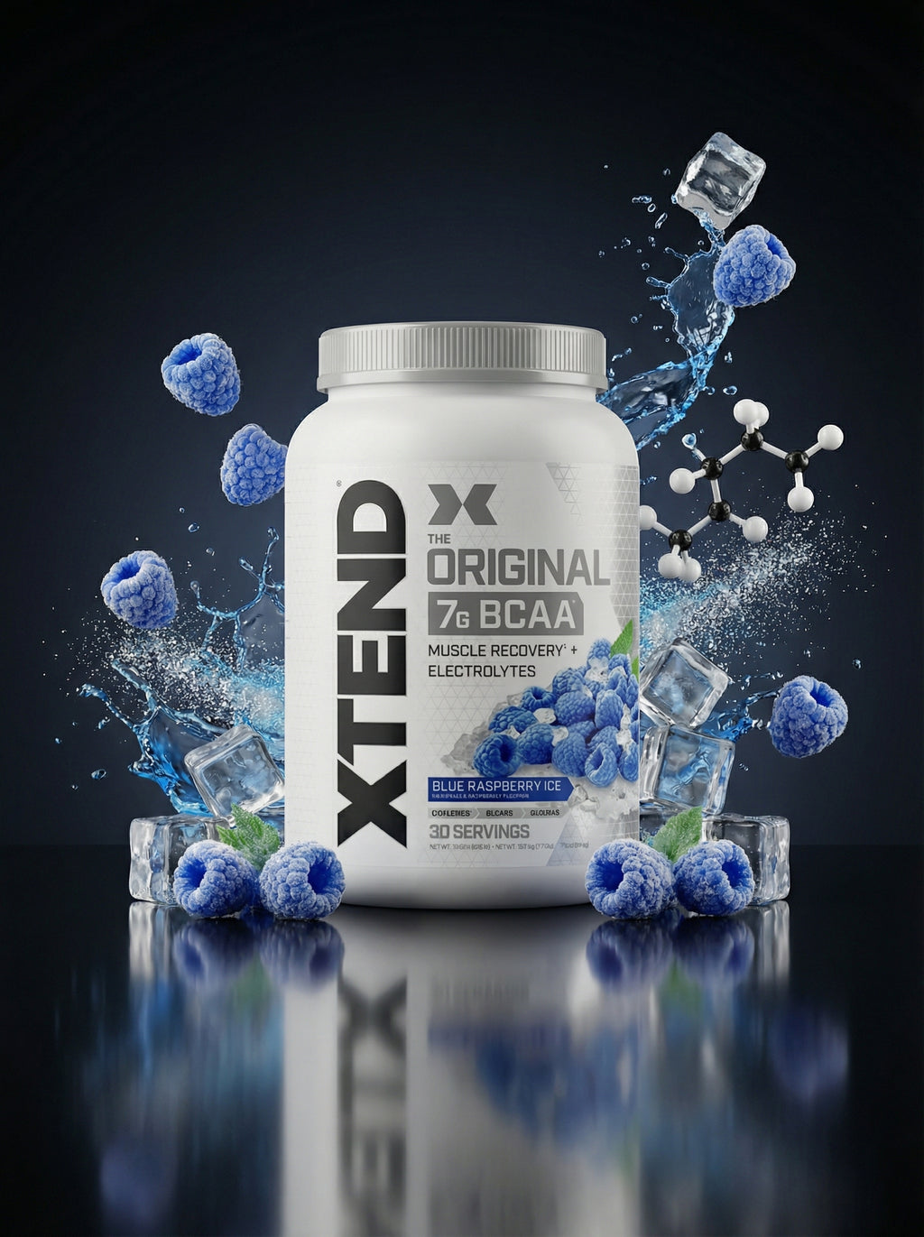 SCI XTEND BCAA 90 SERV BLUE RASPBERRY ICE