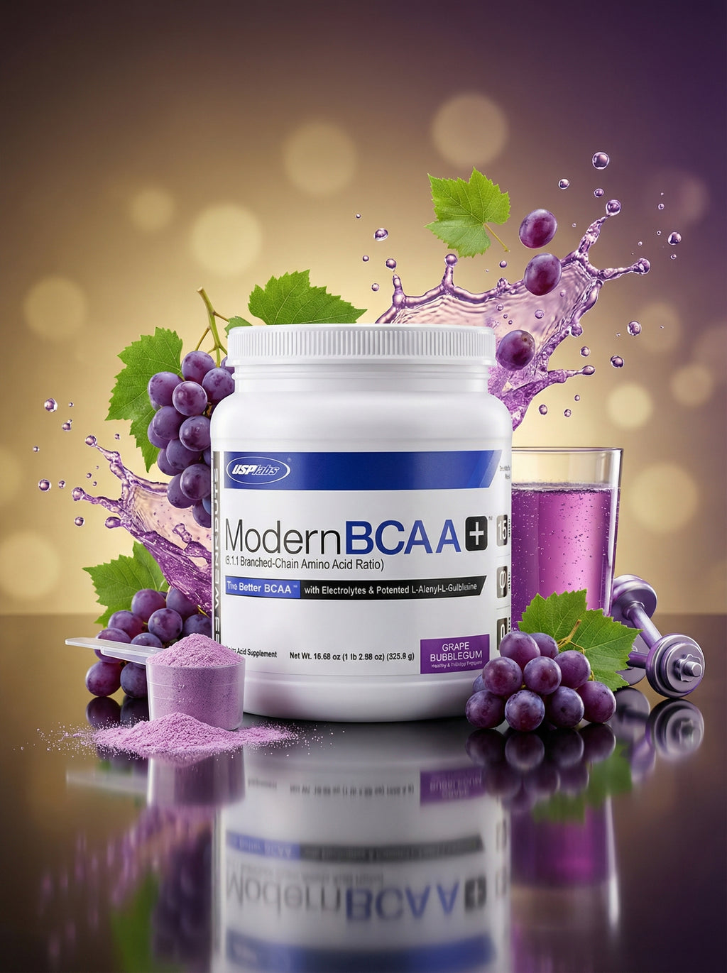 MODERN BCAA 30 SERV GRAPE BUBBLEGUM