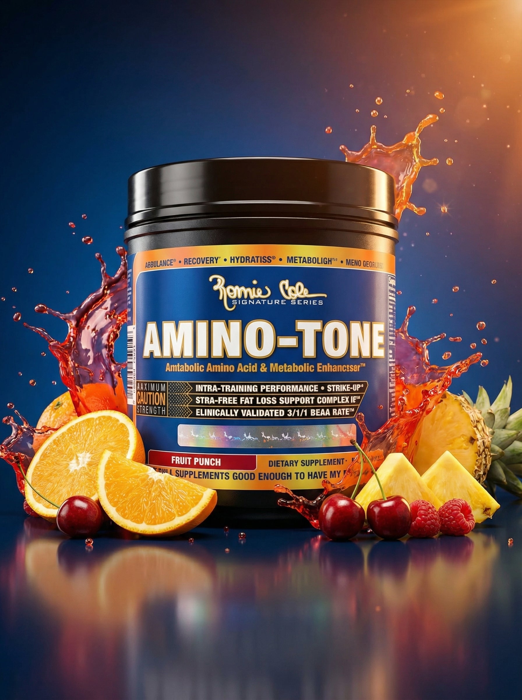 RONNIE AMINO TONE 30SERV FRUIT PUNCH